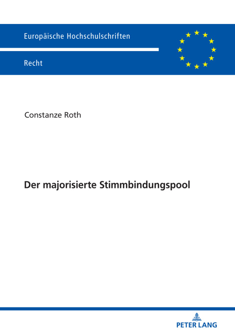 Cover image for book Der majorisierte Stimmbindungspool
