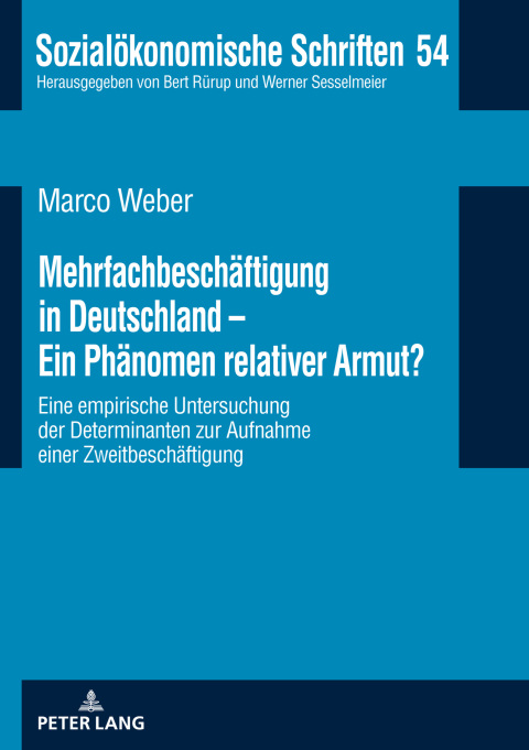 Cover image for book Mehrfachbeschaeftigung in Deutschland - Ein Phaenomen relativer Armut?