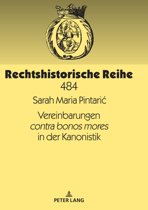 Cover image for book Vereinbarungen contra bonos mores in der Kanonistik
