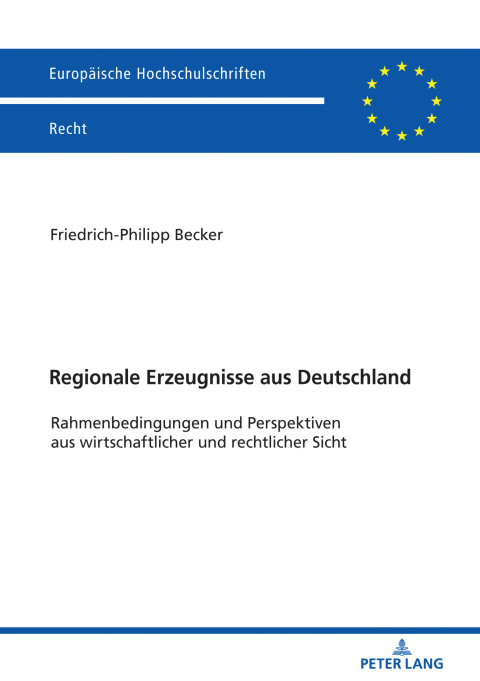 Cover image for book Regionale Erzeugnisse aus Deutschland