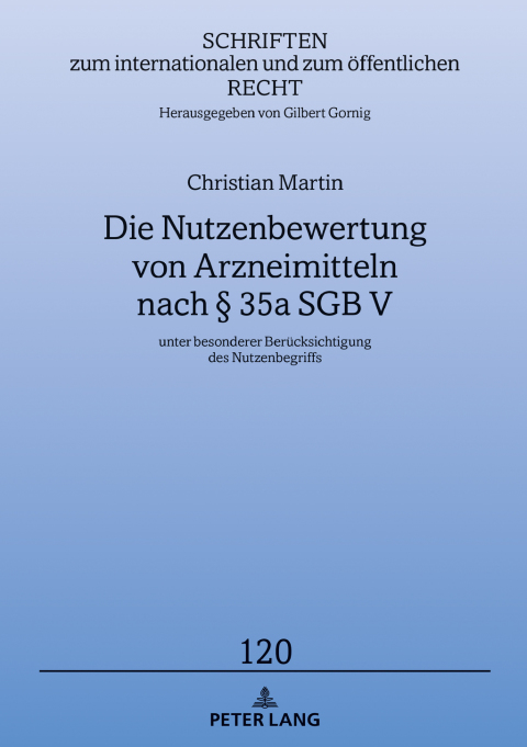 Cover image for book Die Nutzenbewertung von Arzneimitteln nach § 35a SGB V
