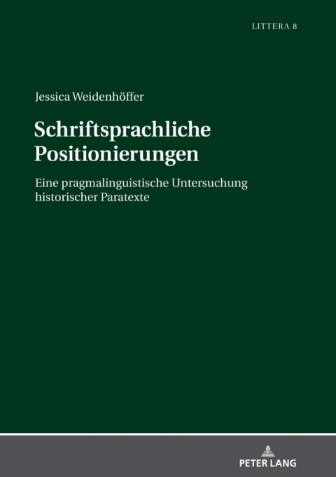Cover image for book Schriftsprachliche Positionierungen