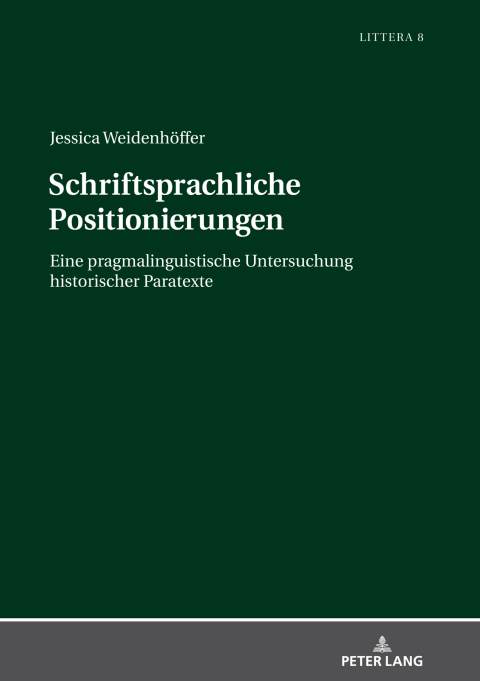 Cover image for book Schriftsprachliche Positionierungen