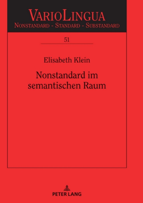 Cover image for book Nonstandard im semantischen Raum