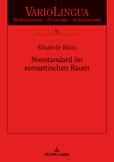 Cover image for book Nonstandard im semantischen Raum