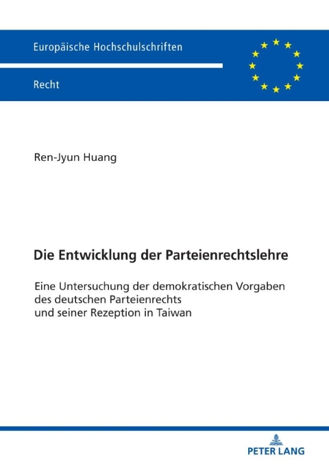 Cover image for book Die Entwicklung der Parteienrechtslehre