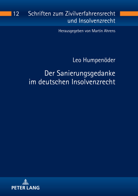 Cover image for book Der Sanierungsgedanke im deutschen Insolvenzrecht
