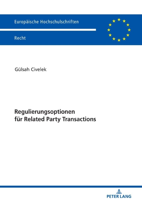 Cover image for book Regulierungsoptionen fuer Related Party Transactions