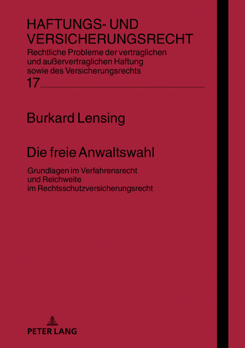 Cover image for book Die freie Anwaltswahl