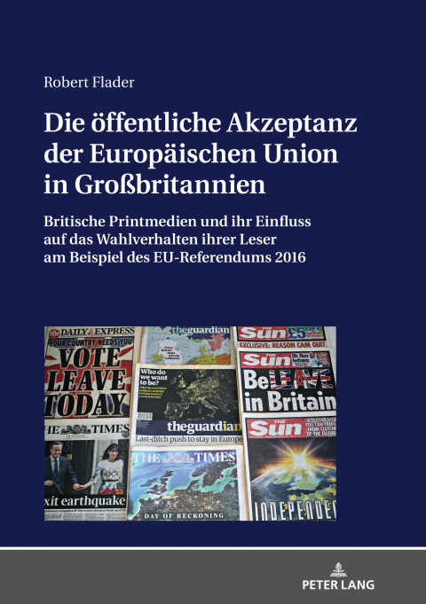 Cover image for book Die oeffentliche Akzeptanz der Europaeischen Union in Großbritannien