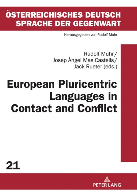 Cover image for book European Pluricentric Languages in Contact and Conflict