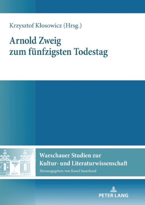 Cover image for book Arnold Zweig zum fuenfzigsten Todestag
