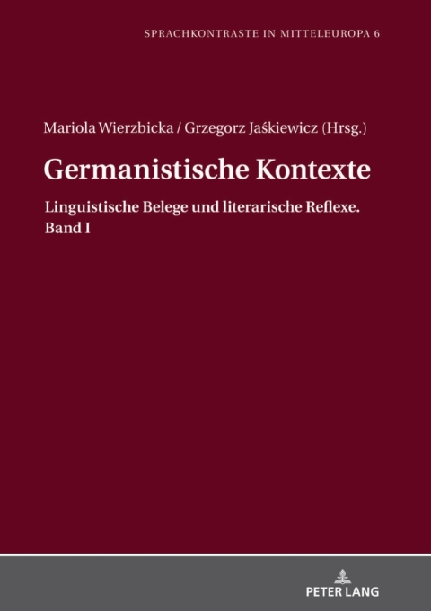 Cover image for book Germanistische Kontexte