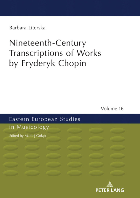 Cover image for book Nineteenth-Century Transcriptions of Works by Fryderyk Chopin