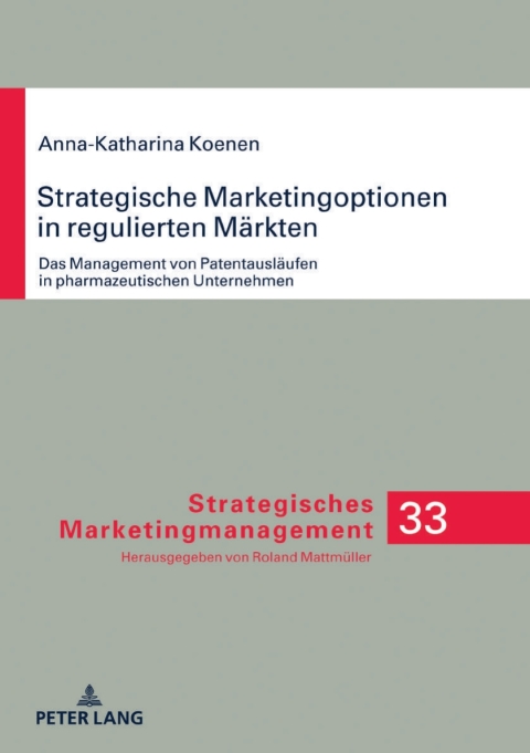 Cover image for book Strategische Marketingoptionen in regulierten Maerkten