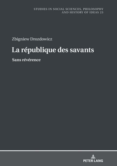 Cover image for book La république des savants