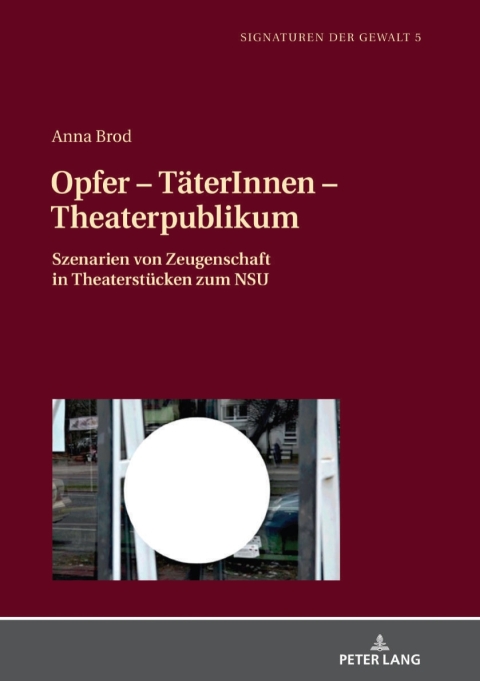 Cover image for book Opfer – TaeterInnen – Theaterpublikum