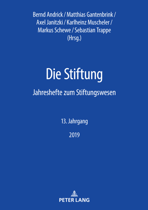 Cover image for book Die Stiftung