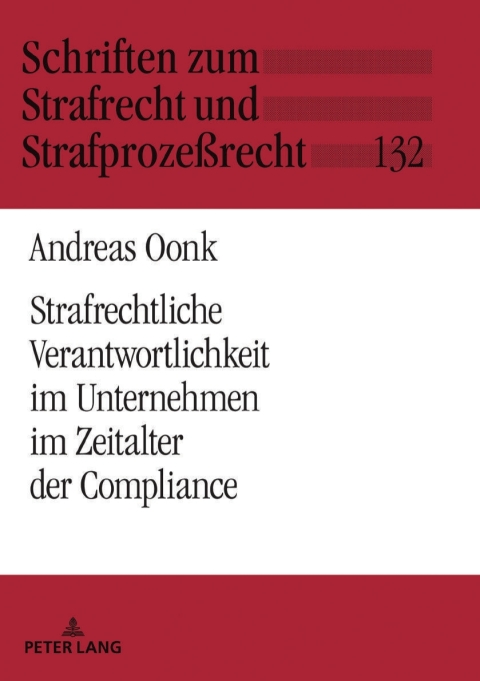 Cover image for book Strafrechtliche Verantwortlichkeit im Unternehmen im Zeitalter der Compliance