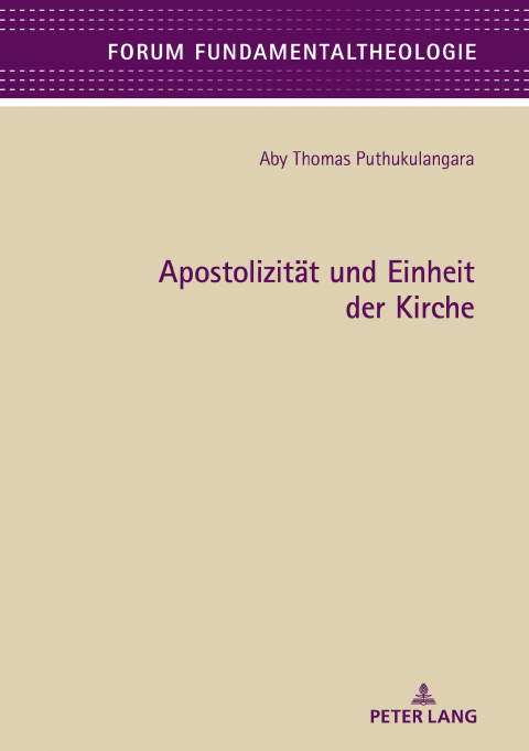 Cover image for book Apostolizitaet und Einheit der Kirche