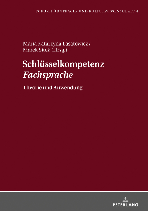 Cover image for book Schlüsselkompetenz «Fachsprache»