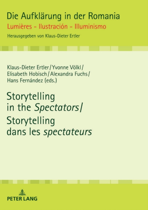 Cover image for book Storytelling in the Spectators / Storytelling dans les spectateurs