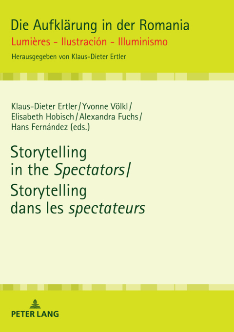 Cover image for book Storytelling in the Spectators / Storytelling dans les spectateurs