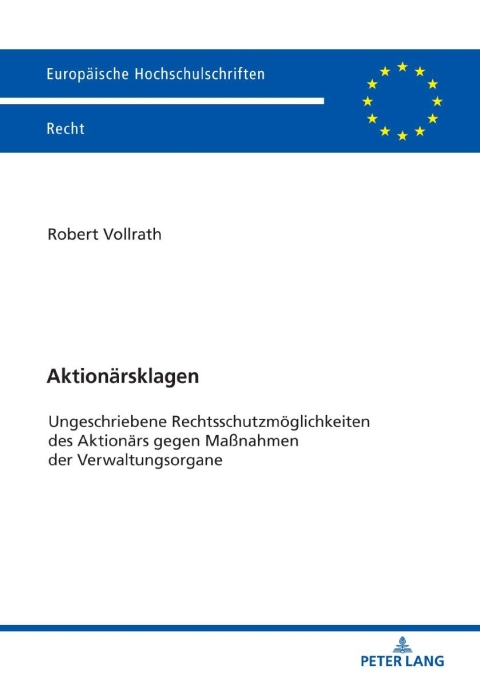 Cover image for book Aktionaersklagen