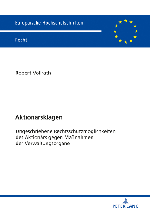 Cover image for book Aktionaersklagen