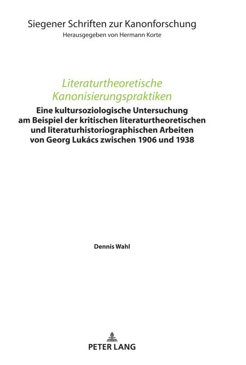 Cover image for book Literaturtheoretische Kanonisierungspraktiken