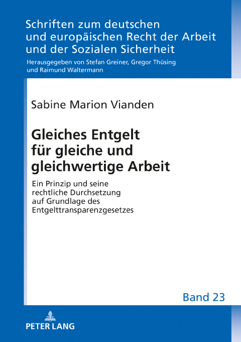 Cover image for book Gleiches Entgelt fuer gleiche und gleichwertige Arbeit