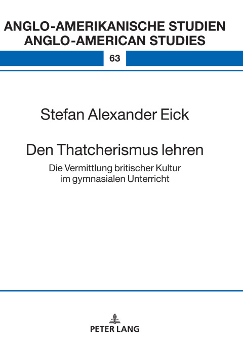 Cover image for book Den Thatcherismus lehren