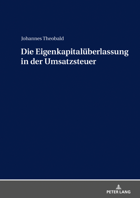 Cover image for book Die Eigenkapitalueberlassung in der Umsatzsteuer