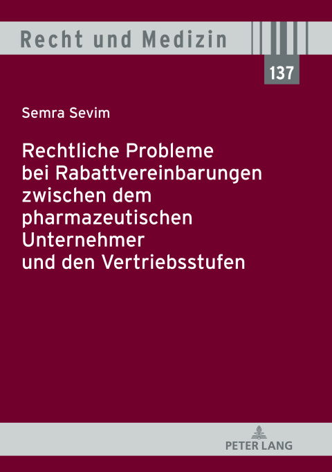 Cover image for book Rechtliche Probleme bei Rabattvereinbarungen zwischen dem pharmazeutischen Unternehmer und den Vertriebsstufen