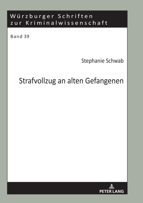 Cover image for book Strafvollzug an alten Gefangenen
