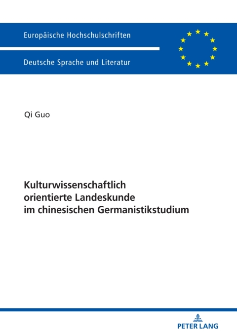 Cover image for book Kulturwissenschaftlich orientierte Landeskunde im chinesischen Germanistikstudium