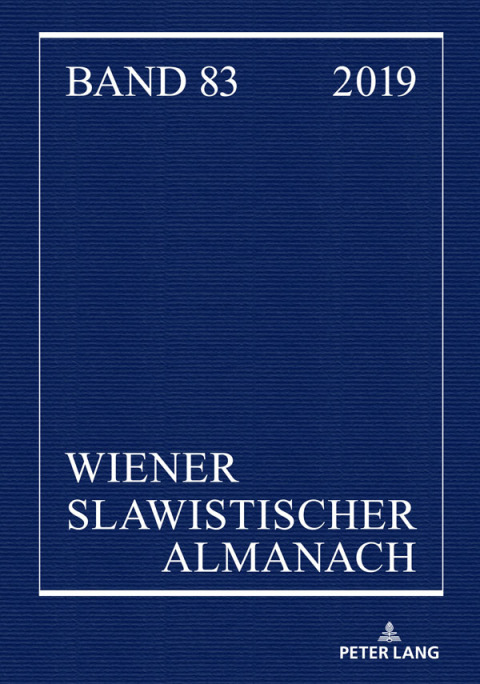 Cover image for book Wiener Slawistischer Almanach Band 83/2019