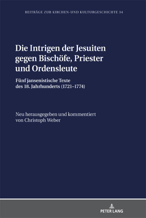 Cover image for book Die Intrigen der Jesuiten gegen Bischoefe, Priester und Ordensleute