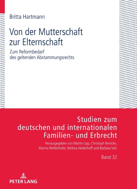 Cover image for book Von der Mutterschaft zur Elternschaft