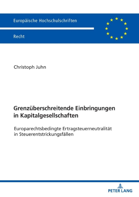 Cover image for book Grenzueberschreitende Einbringungen in Kapitalgesellschaften