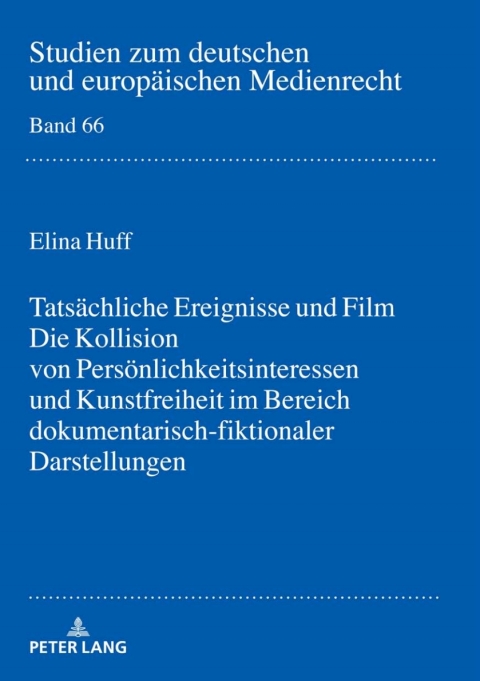 Cover image for book Tatsaechliche Ereignisse und Film