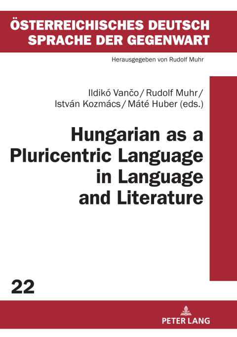 Cover image for book Hungarian as a Pluricentric Language in Language and Literature