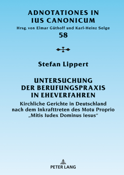 Cover image for book Untersuchung der Berufungspraxis in Eheverfahren