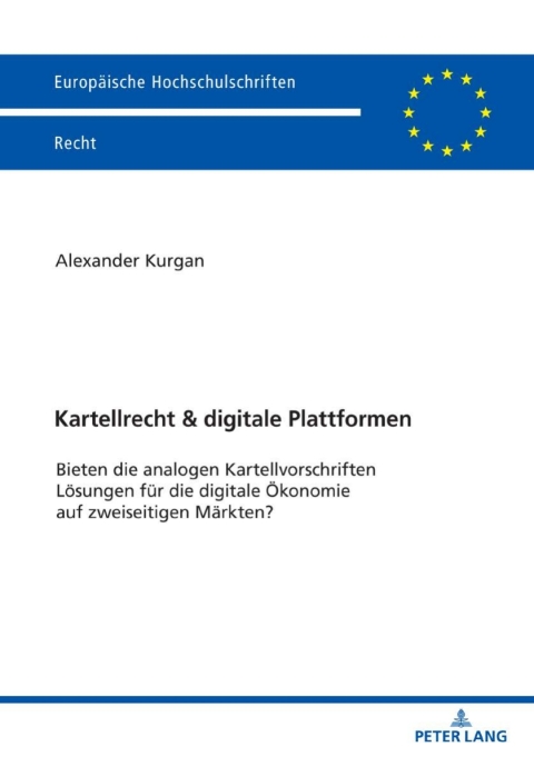 Cover image for book Kartellrecht & digitale Plattformen