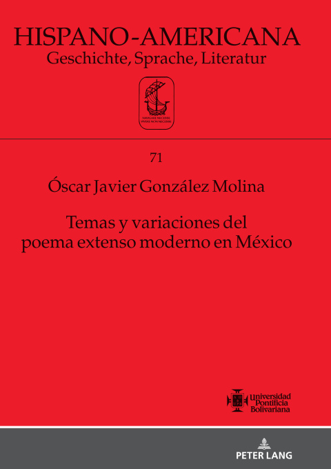 Cover image for book Temas y variaciones del poema extenso moderno en México