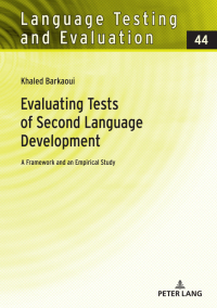 Cover image: Evaluating Tests of Second Language Development 1st edition 9783631842225