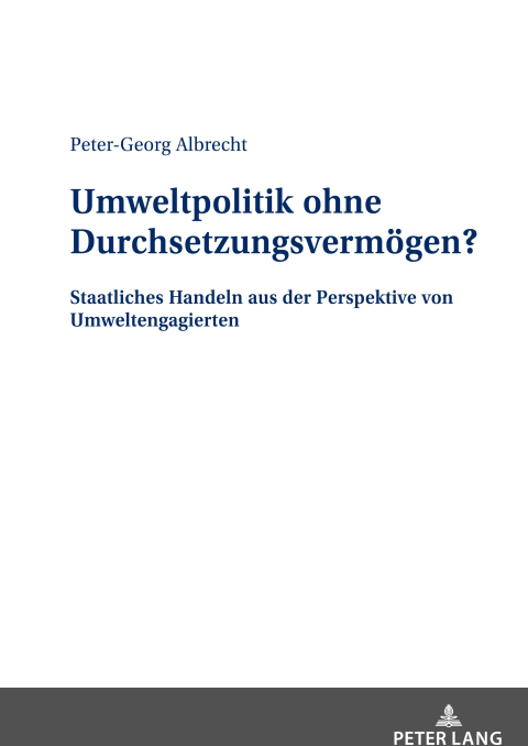 Umweltpolitik ohne Durchsetzungsvermoegen? 