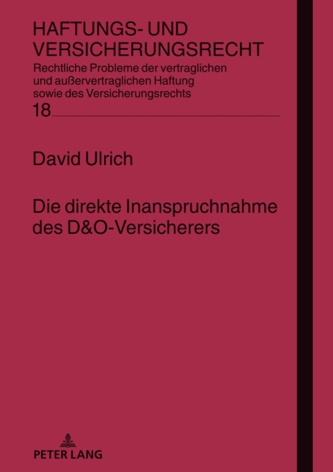 Die direkte Inanspruchnahme des D\u0026O-Versicherers 
