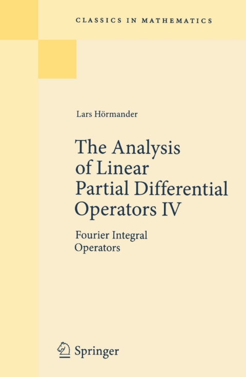Cover image for book The Analysis of Linear Partial Differential Operators IV