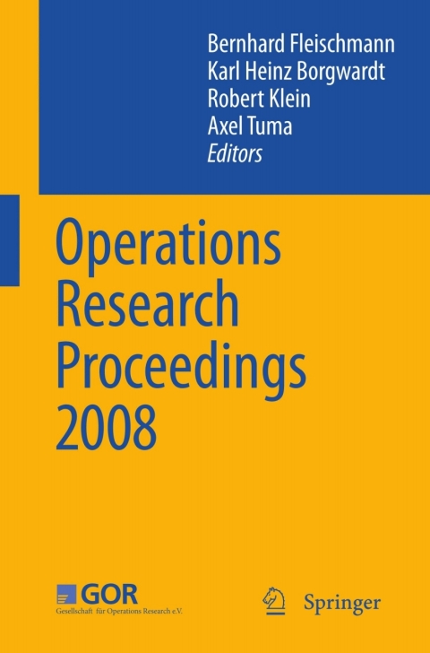 Cover image for book Operations Research Proceedings 2008